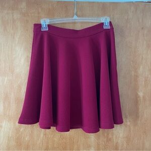 Burgundy Women's Skirt